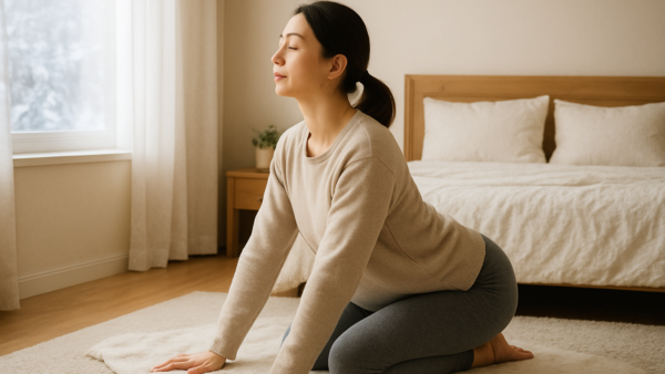 冬の朝にやってほしい、ぽかぽかヨガ❄️